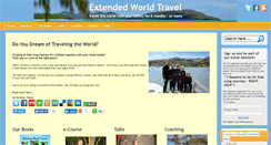 Desktop Screenshot of extendedworldtravel.com